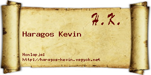 Haragos Kevin névjegykártya